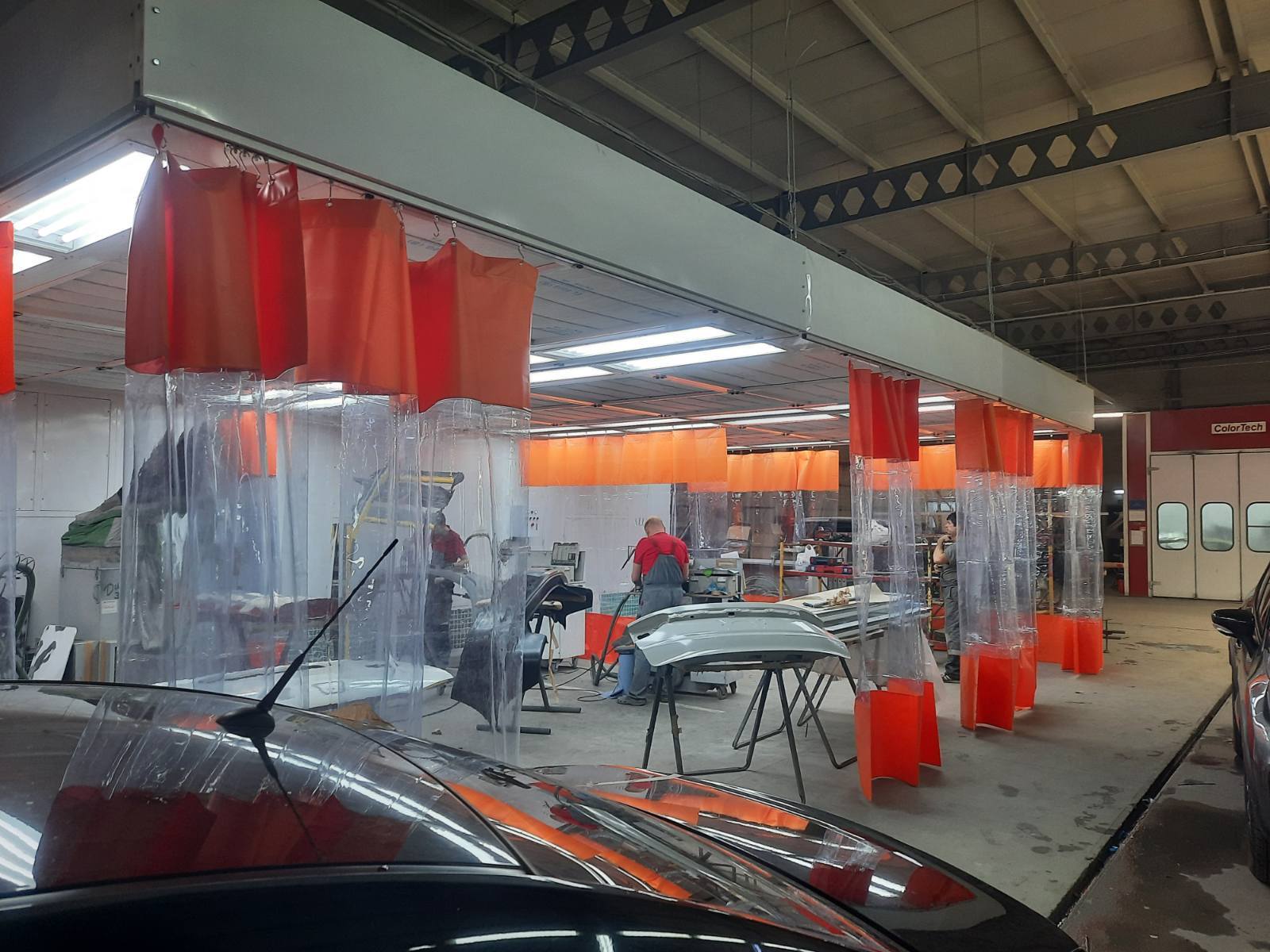 Пост подготовки к окраске с верхним пленумом Guangli GL400 по доступной цене в Автомеханика
