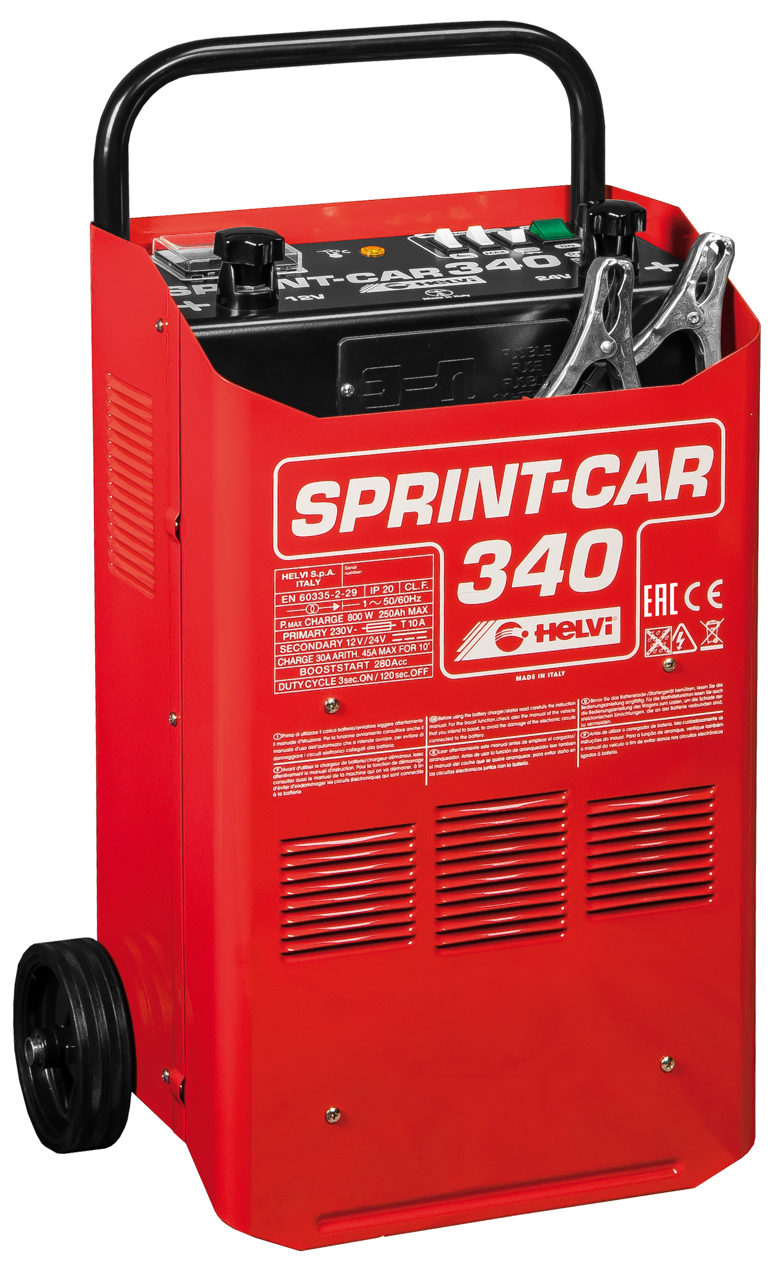 Пуско-зарядное устройство HELVI Sprintcar 340 по доступной цене в Автомеханика