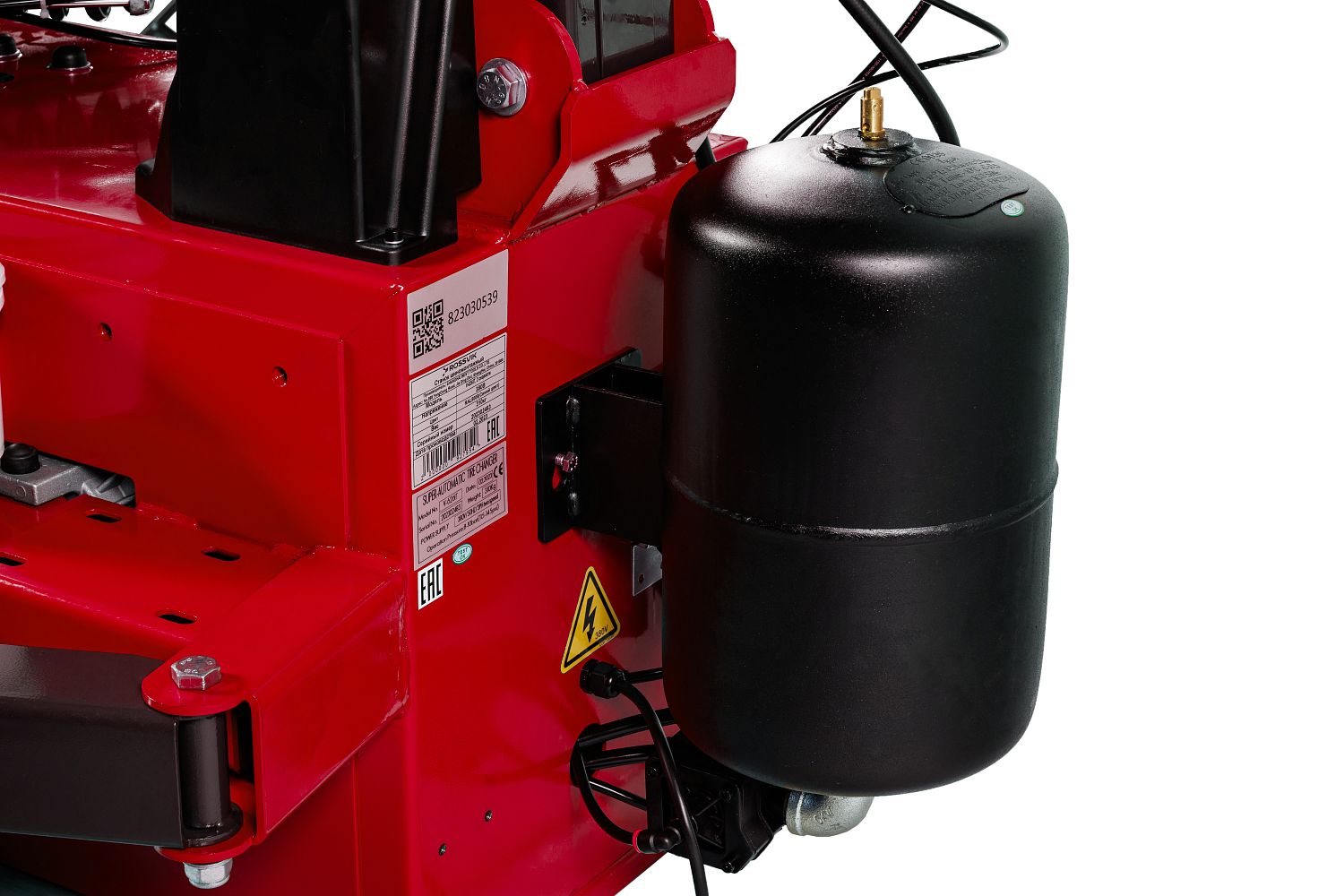 Станок шиномонтажный ROSSVIK V-626IT, авт, до 26", 380В, 2ск, взрыв. накачка. Цвет красный RAL3000